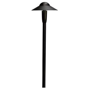 6" Dome Pathway & Spread Light - Black