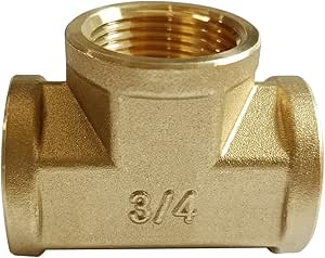 3/4" Brass Tee